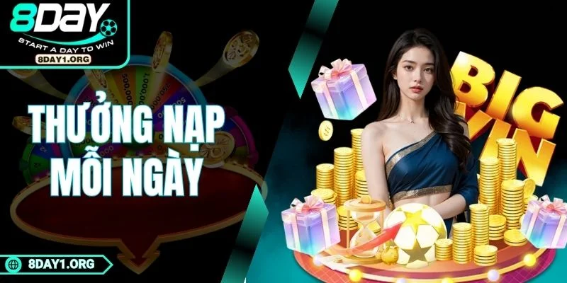Thưởng Nạp Mỗi Ngày – Nạp Càng Nhiều Nhận Lộc Càng To